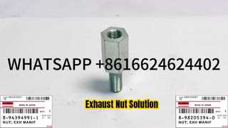 HITACHI ZX330 ZX350 ZX500 8-94394991-1 8-98205394-0 ISUZU 6HK1 XẢ MANIFOLD NUT 0-911 Phụ tùng
