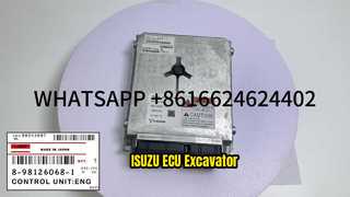 8-98126068-1 ISUZU 6HK1 8-98126068-2 ĐƠN VỊ ĐIỀU KHIỂN ECU PHÙ HỢP VỚI TRƯỜNG HỢP SUMITOMO SK350-5 MÁY XÚC
