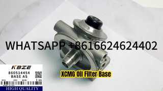 860514454 XCMG XE210 XE215 CƠ SỞ LỌC DẦU MÁY XÚC NHƯ SẢN PHẨM CHẤT LƯỢNG OEM KBZE