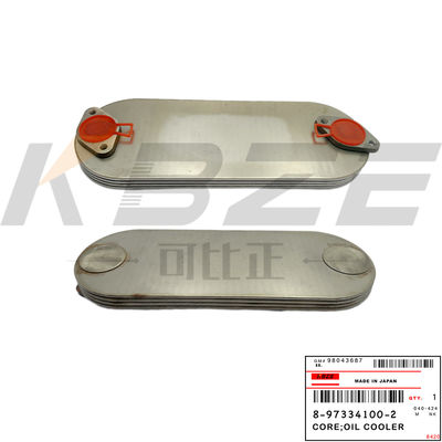 8-97334100-0 ISUZU 4HK1  8-97334100-1 8-97334100-2 4P ENGINE OIL COOLER CORE FITSZAX170 ZAX210 ZAX225 ZAX240 ZAX280