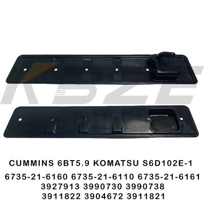6735-21-6160 KOMATSU S6D102E-1 ENGINE COVER,PUSH ROD FOR CUMMINS 6BT5.9 ENGINE 3927913 3990730 3990738 3911822 3904672 R170-3 R200-3 R180-3 R250-3 PC200-6 PC220-6 WA270-3 WA320-3
