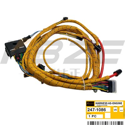KBZE 2471086 247-1086 CAT C7 WIRING HARNESS ASSEMBLY-ENGINE 950H 962H LOADER
