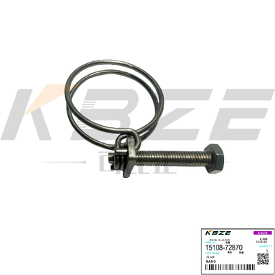 KBZE 15108-72870 HOSE BAND KUBOTA REPLACE U35 U45 U55 KX91 KX101 KX121 KX161 EXCAVATOR