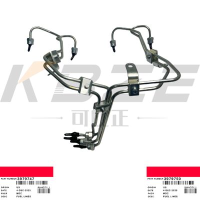 3936011 3936012 KBZE BRAND 3979747 3979750 FUEL LINES ASSY 3936013 3936014 FITS CUMMINS 4BT3.9 DIESEL ENGINE