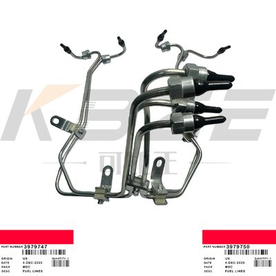 3936011 3936012 KBZE BRAND 3979747 3979750 FUEL LINES ASSY 3936013 3936014 FITS CUMMINS 4BT3.9 DIESEL ENGINE