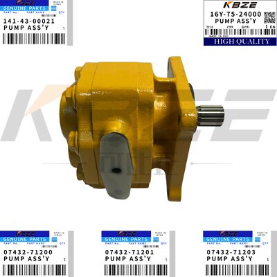 KOMATSU 07432-71200 141-43-00021 16Y-75-24000 GEAR PUMP FOR D54A D75A D80A D85A D95S SD16