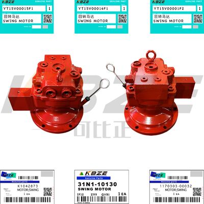 KBZE 31N1-10130 K1042873 170303-00032 DOOSAN DAEWOO SMALL EXCAVATOR JMF43 SG025 SWING MOTOR YT15V00015F1 YT15V00016F1 YT15V00001F2 YT15V00005F2 6H 15T R75 R80 DH75 DH80 DX80 SK75 SK80