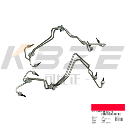 KBZE BRAND 2852075 FUEL LINES FOR CASE NEW HOLLAND F4DF3613G P110 P70 ENGINE 430 450 580 590 BACKHOE
