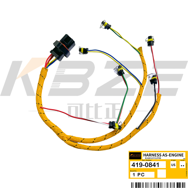 4190841 419-0841 KBZE 330C 330D 336D 340D EXCAVATOR HARNESS AS-ENGINE FOR CAT C9 C-9 ENGINE