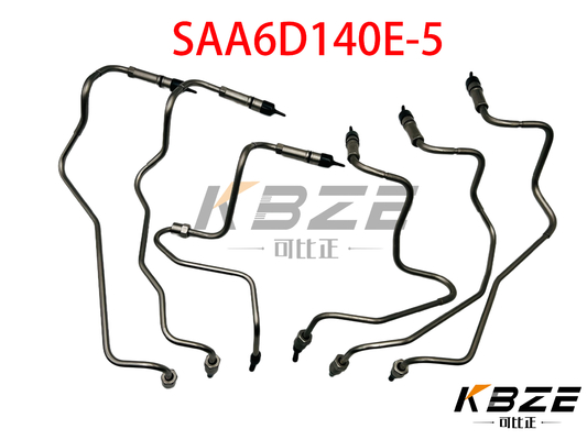 SAA6D140E-5 Động cơ áp suất cao ống phun nhiên liệu cho máy đào KOMATSU