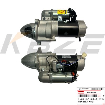 KBZE 1-81100189-2 1-81100189-0 HITACHI EX200-1 4.5KW 11T 24V Động cơ khởi động cho ISUZU 6BD1 Động cơ